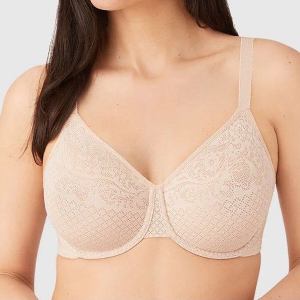 Wacoal Visual Effects Minimizer Nude Bra 40DDD - Picture 2 of 7